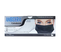 CUBREBOCAS NEGRO AMBIDERM
