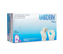 GUANTE DE LATEX NO ESTERIL AMBIDERM