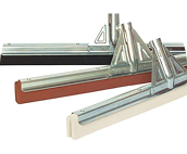 JALADORES BASE METAL 45-55-75 CM CASTOR